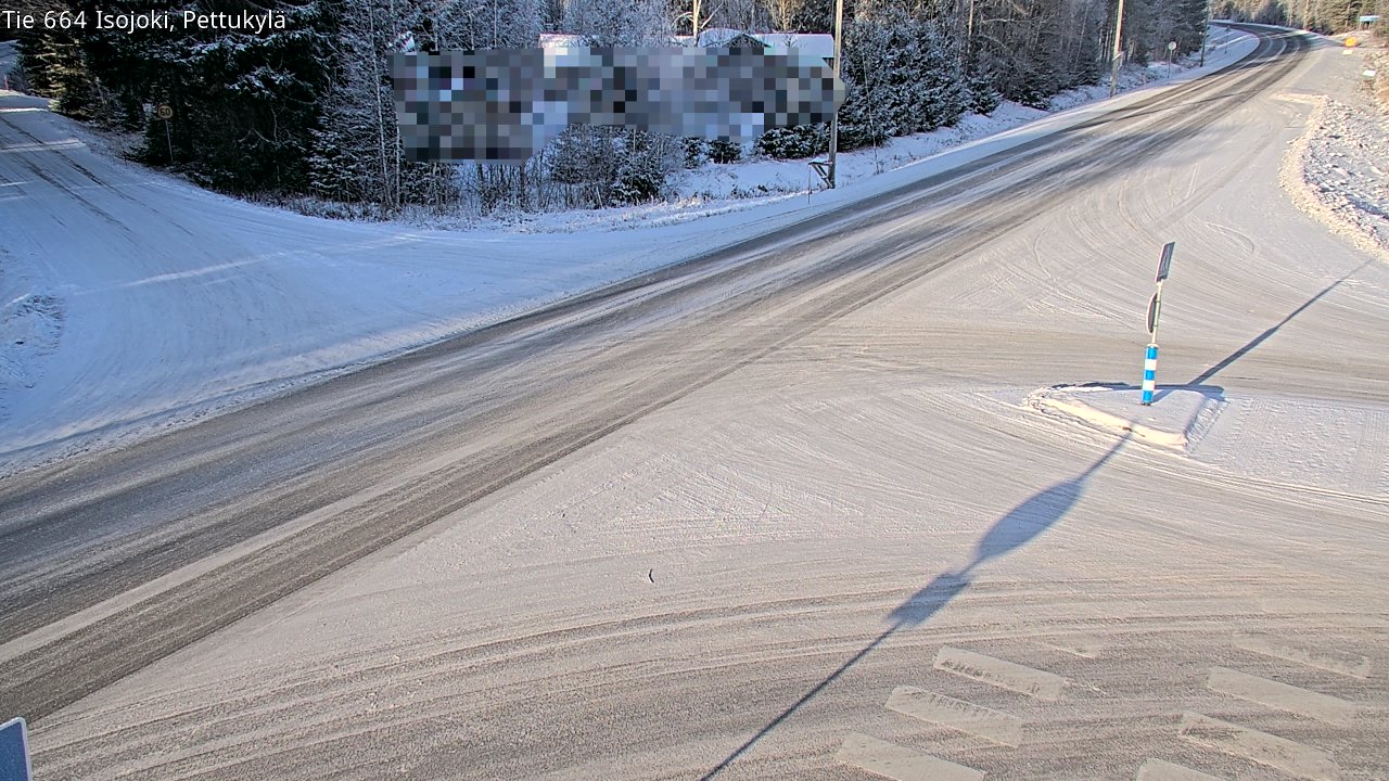 Weather Camera Image Road 664 Isojoki Pettukylä, Isojoki, Etelä-Pohjanmaa