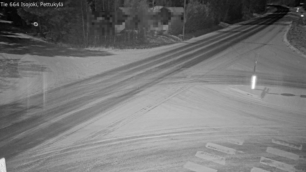 Weather Camera Image Road 664 Isojoki Pettukylä, Isojoki, Etelä-Pohjanmaa