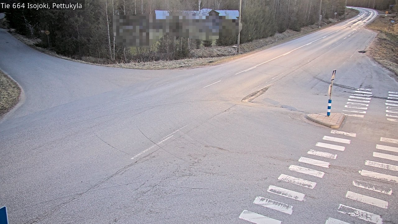 Weather Camera Image Väg 664 Storå Pettukylä, Isojoki, Etelä-Pohjanmaa