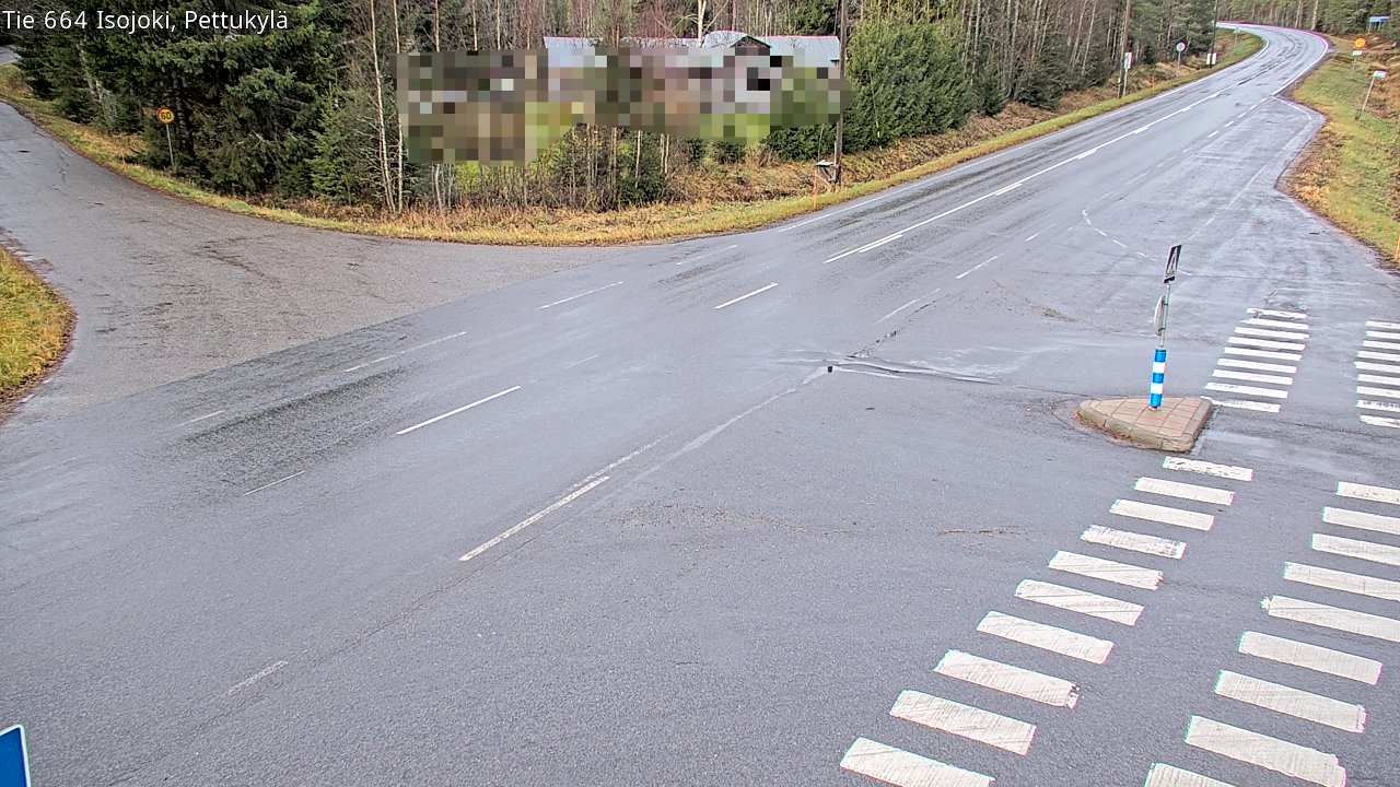 Weather Camera Image Väg 664 Storå Pettukylä, Isojoki, Etelä-Pohjanmaa