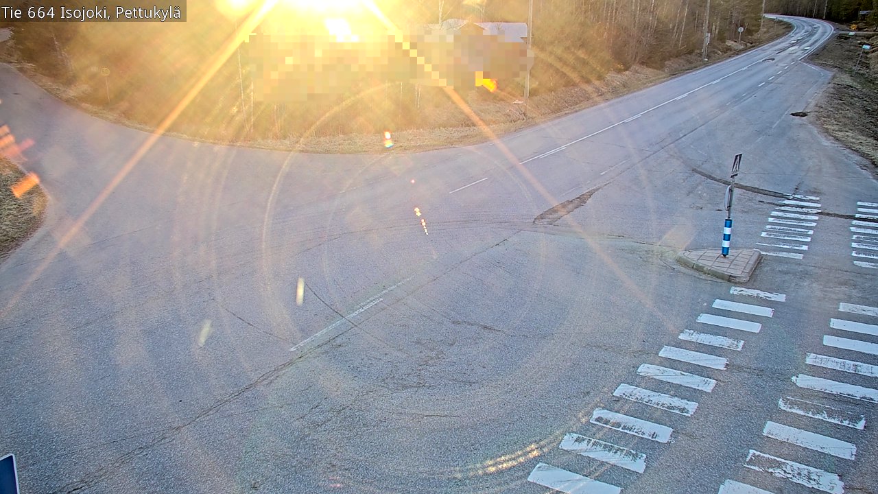 Weather Camera Image Väg 664 Storå Pettukylä, Isojoki, Etelä-Pohjanmaa