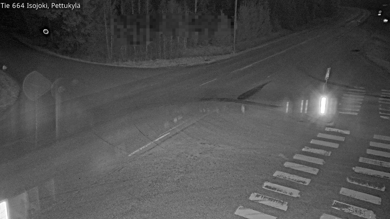 Weather Camera Image Road 664 Isojoki Pettukylä, Isojoki, Etelä-Pohjanmaa