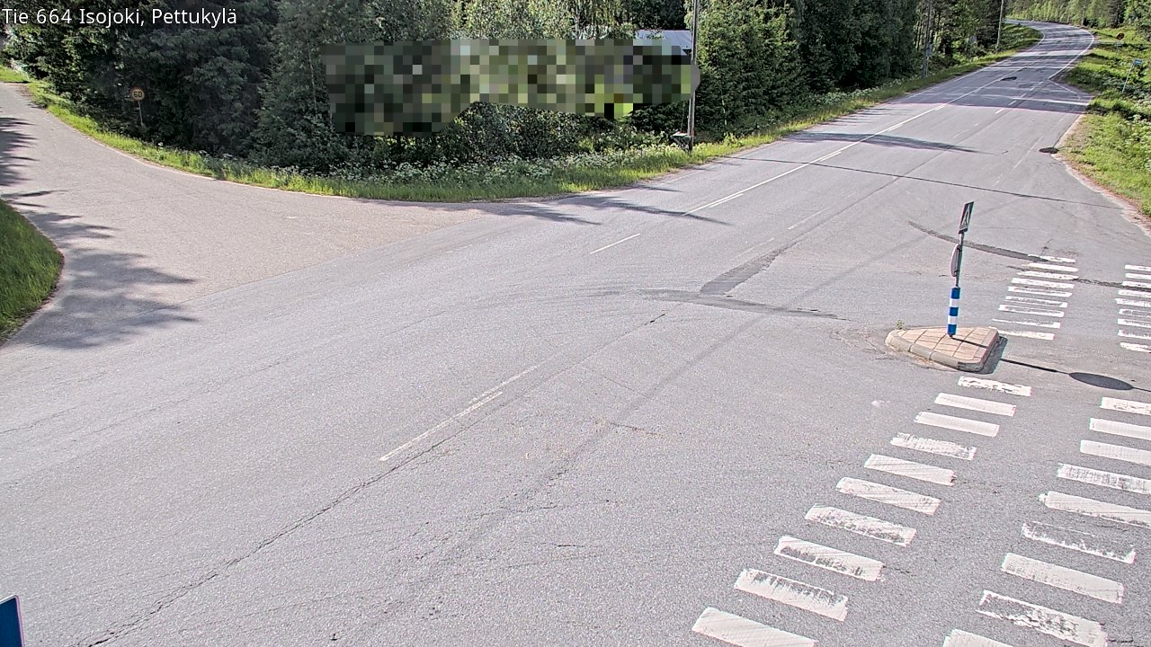 Weather Camera Image Väg 664 Storå Pettukylä, Isojoki, Etelä-Pohjanmaa