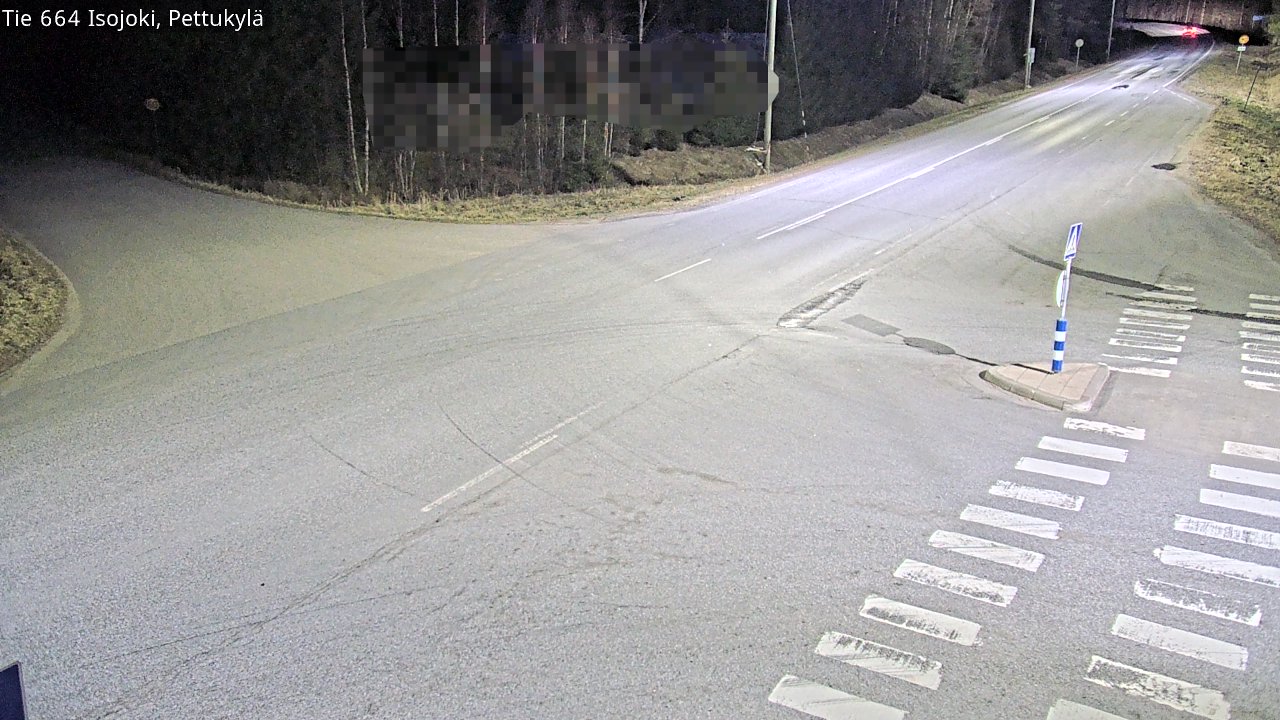Weather Camera Image Väg 664 Storå Pettukylä, Isojoki, Etelä-Pohjanmaa