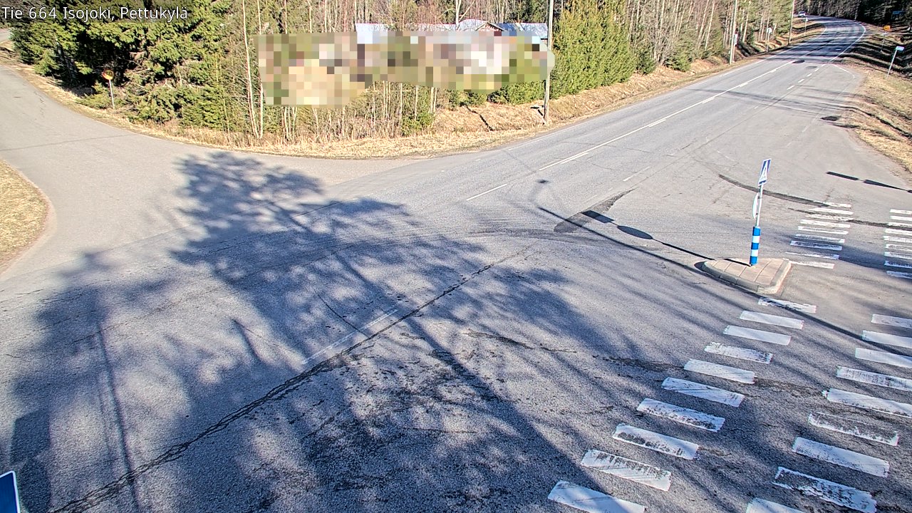 Weather Camera Image Väg 664 Storå Pettukylä, Isojoki, Etelä-Pohjanmaa