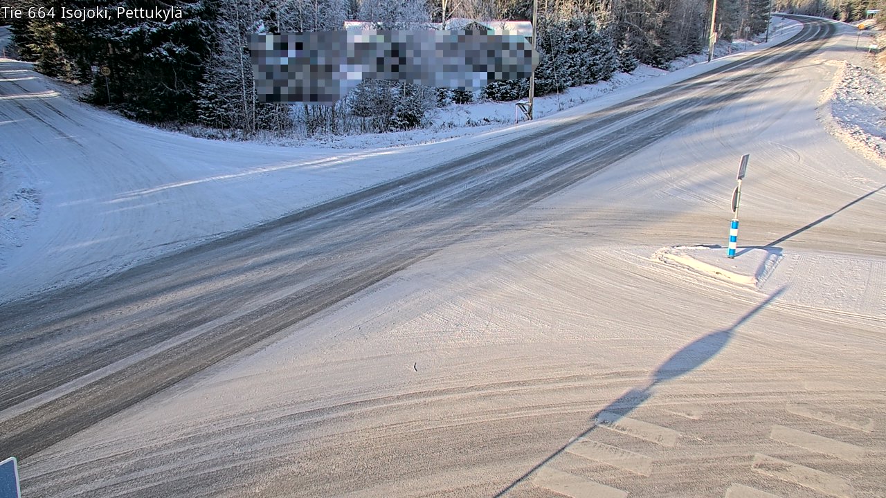 Weather Camera Image Road 664 Isojoki Pettukylä, Isojoki, Etelä-Pohjanmaa