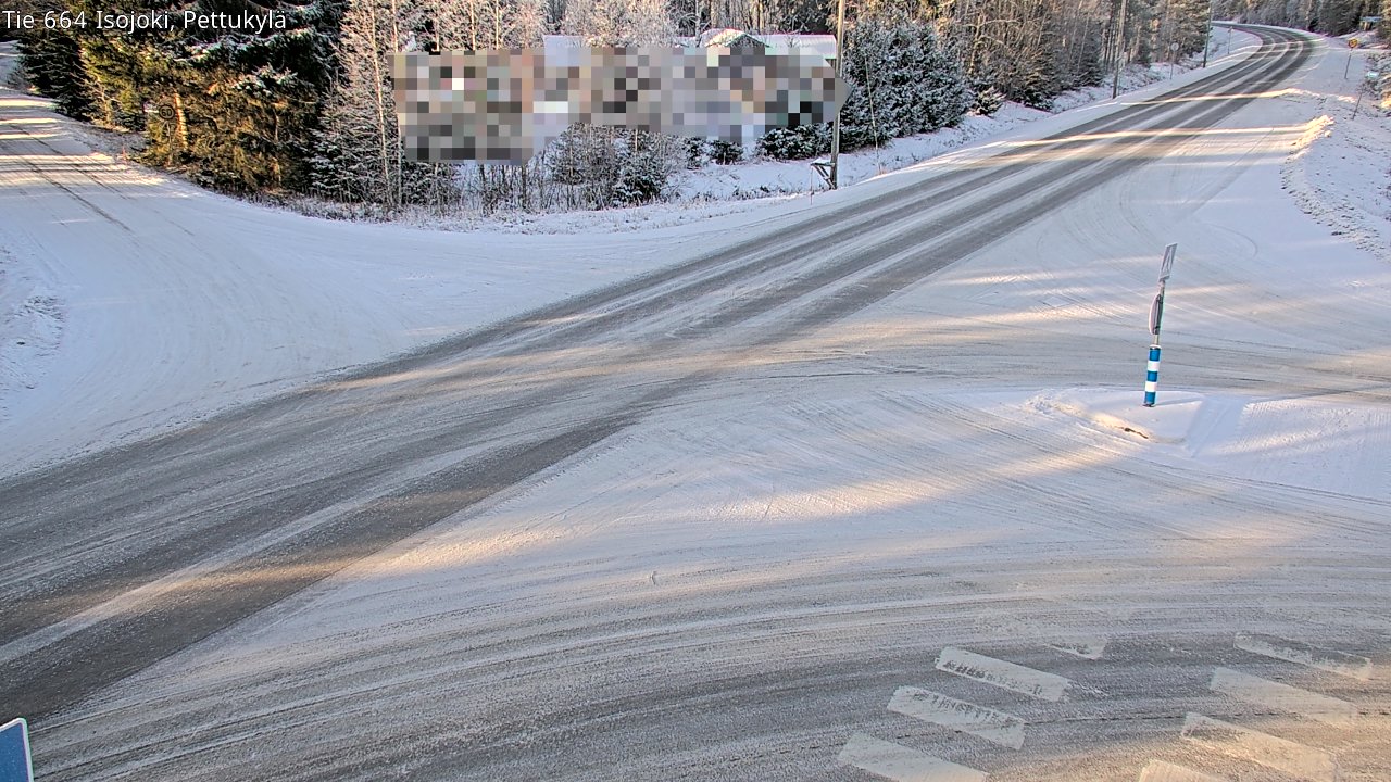 Weather Camera Image Road 664 Isojoki Pettukylä, Isojoki, Etelä-Pohjanmaa