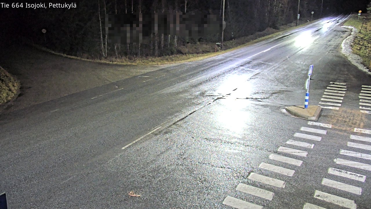 Weather Camera Image Road 664 Isojoki Pettukylä, Isojoki, Etelä-Pohjanmaa