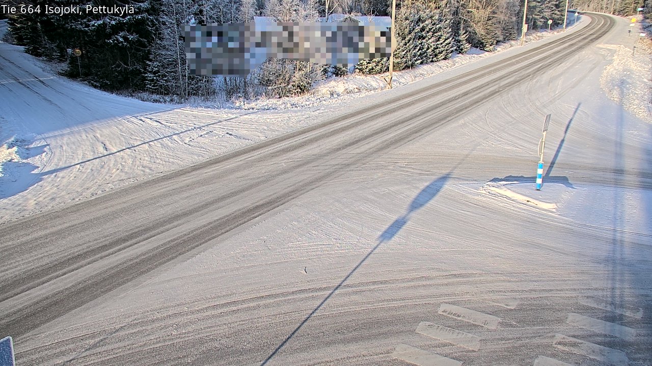 Weather Camera Image Road 664 Isojoki Pettukylä, Isojoki, Etelä-Pohjanmaa