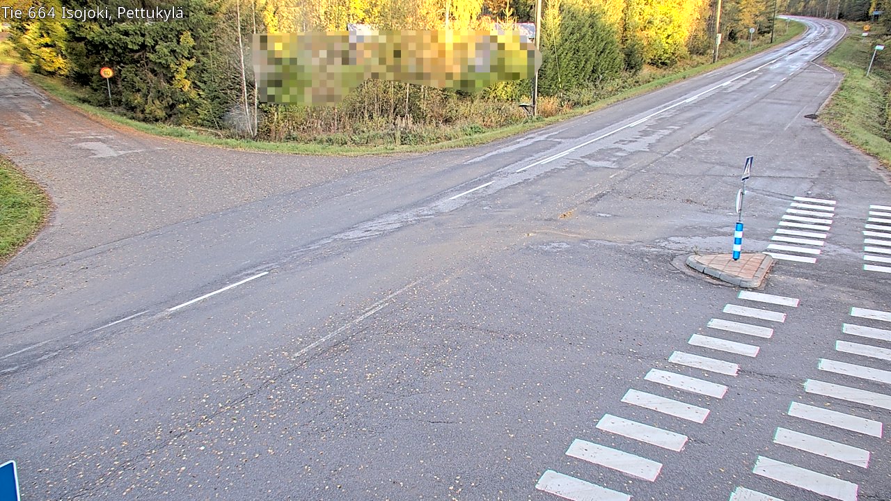 Weather Camera Image Road 664 Isojoki Pettukylä, Isojoki, Etelä-Pohjanmaa