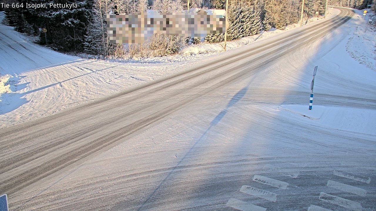 Weather Camera Image Road 664 Isojoki Pettukylä, Isojoki, Etelä-Pohjanmaa