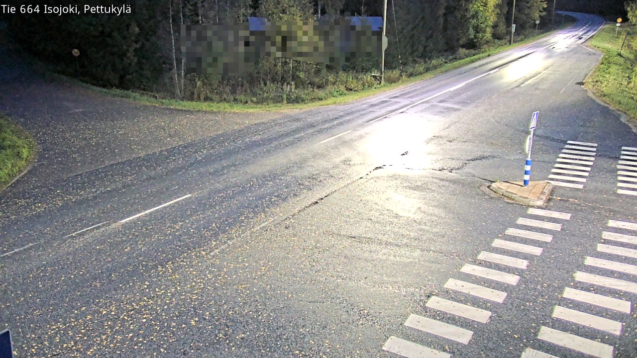 Weather Camera Image Road 664 Isojoki Pettukylä, Isojoki, Etelä-Pohjanmaa