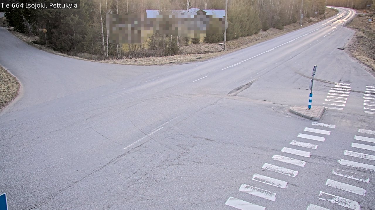 Weather Camera Image Väg 664 Storå Pettukylä, Isojoki, Etelä-Pohjanmaa