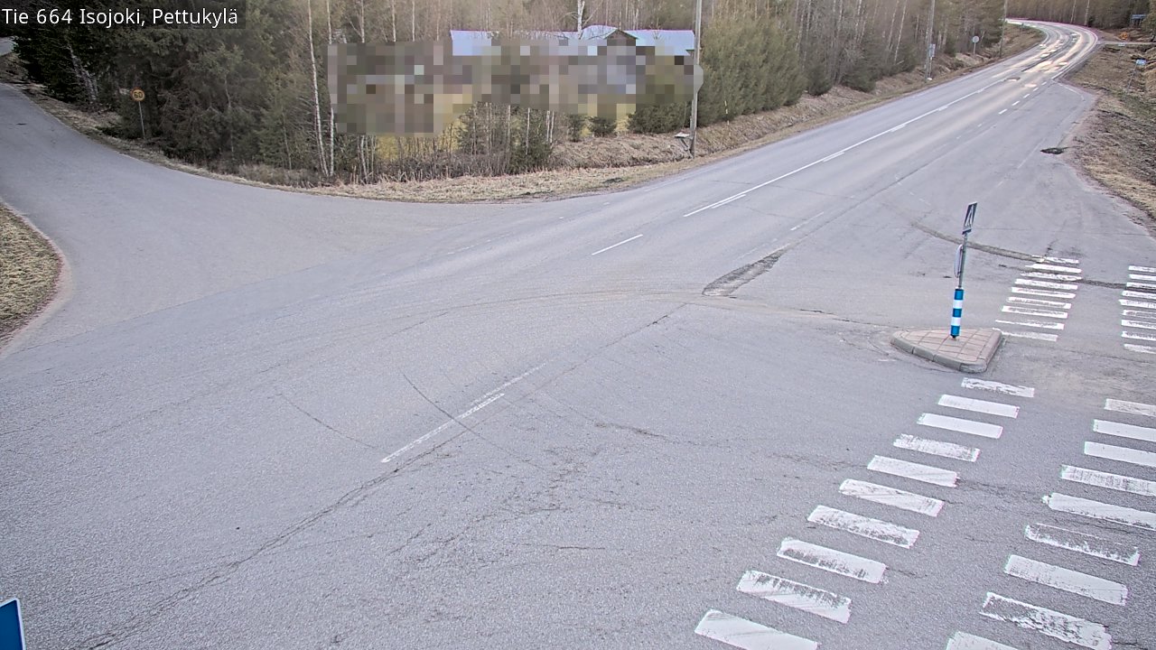 Weather Camera Image Väg 664 Storå Pettukylä, Isojoki, Etelä-Pohjanmaa