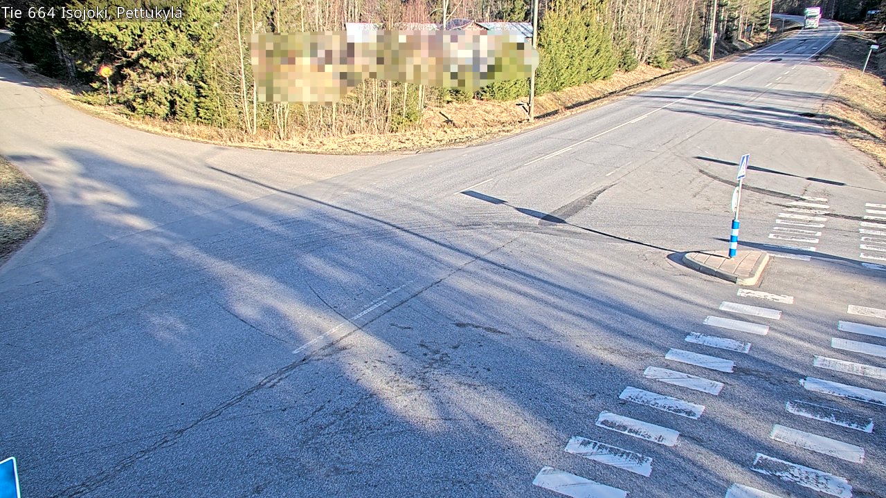 Weather Camera Image Väg 664 Storå Pettukylä, Isojoki, Etelä-Pohjanmaa