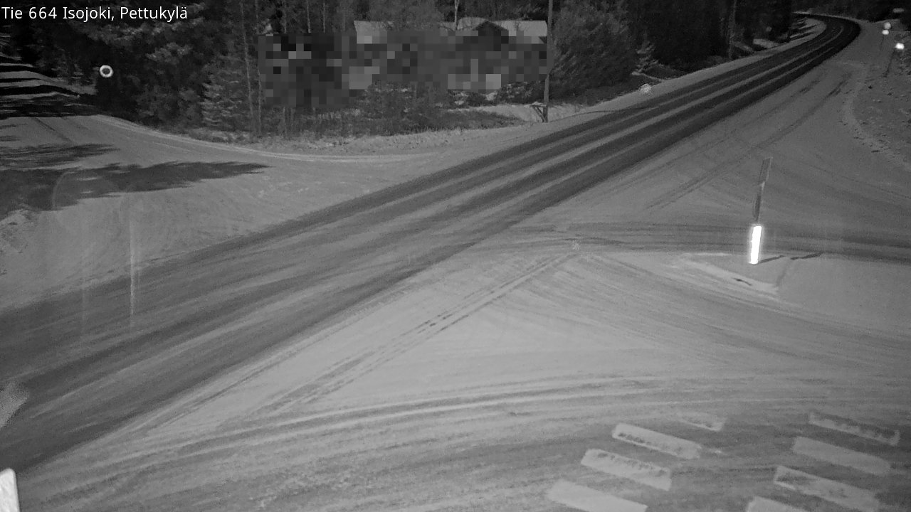 Weather Camera Image Road 664 Isojoki Pettukylä, Isojoki, Etelä-Pohjanmaa