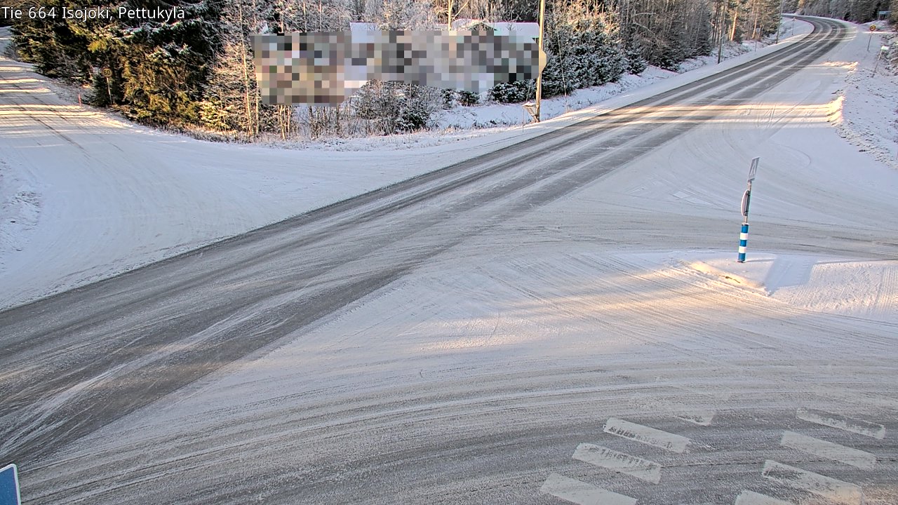 Weather Camera Image Road 664 Isojoki Pettukylä, Isojoki, Etelä-Pohjanmaa