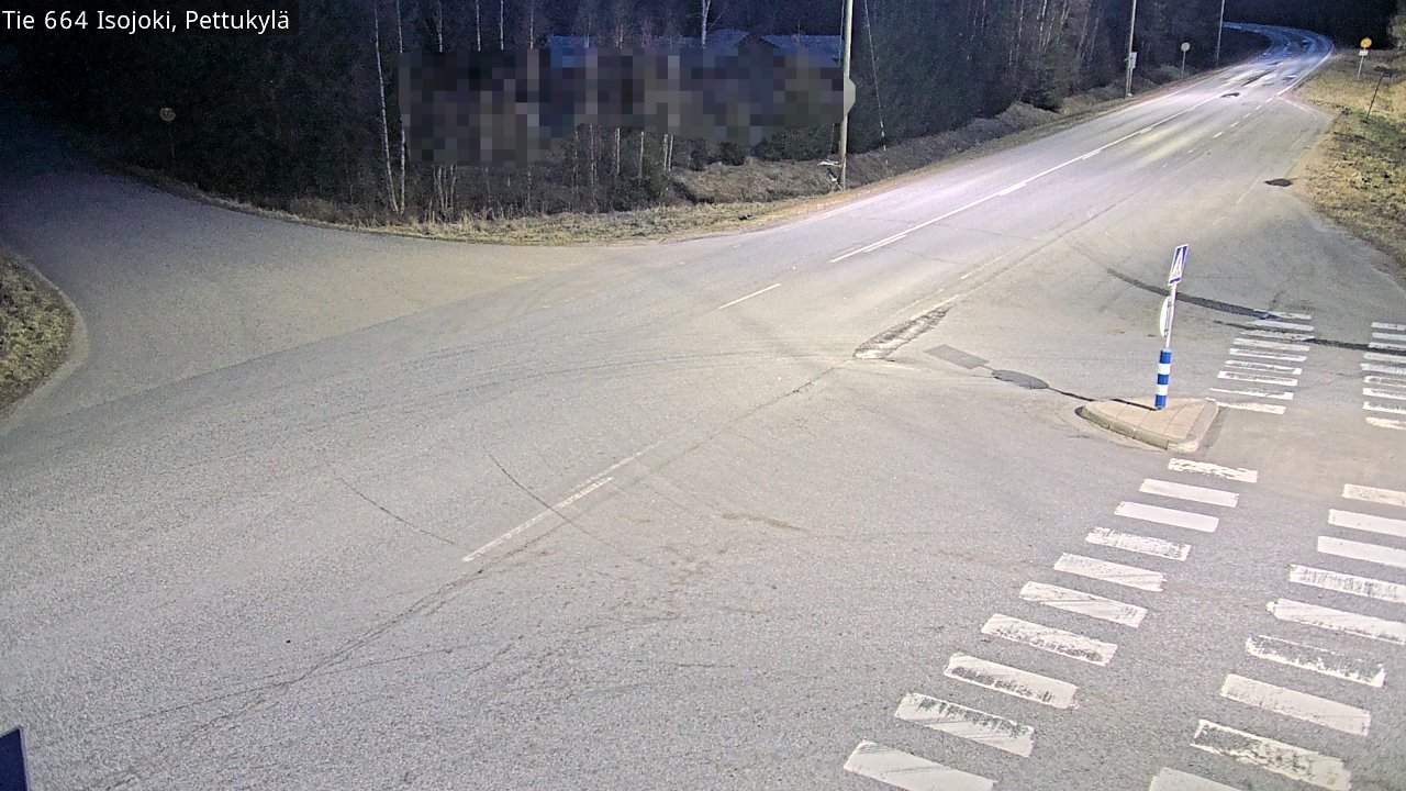 Weather Camera Image Väg 664 Storå Pettukylä, Isojoki, Etelä-Pohjanmaa