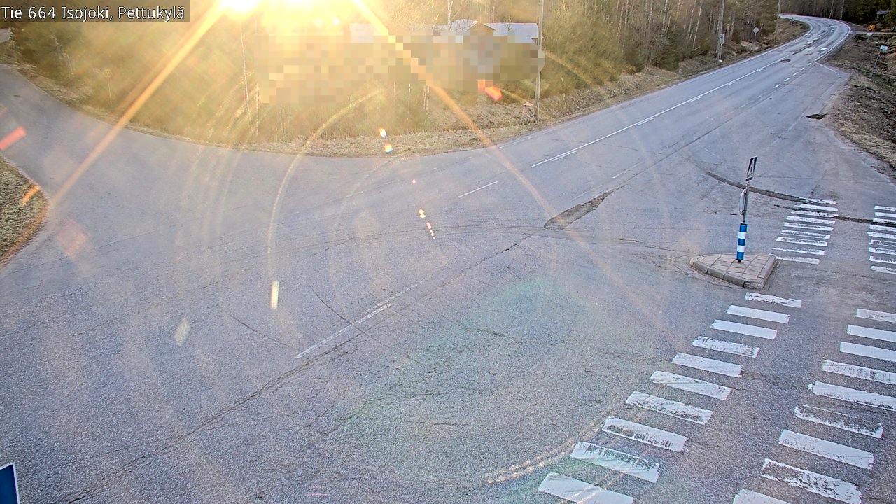 Weather Camera Image Väg 664 Storå Pettukylä, Isojoki, Etelä-Pohjanmaa