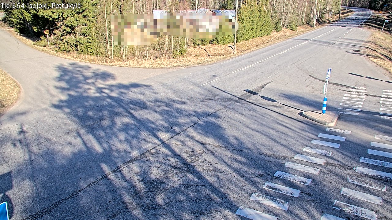 Weather Camera Image Väg 664 Storå Pettukylä, Isojoki, Etelä-Pohjanmaa