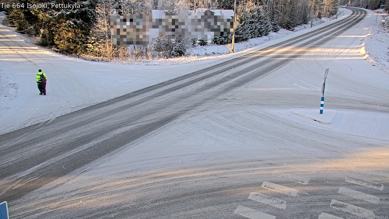 Weather Camera Image Road 664 Isojoki Pettukylä, Isojoki, Etelä-Pohjanmaa
