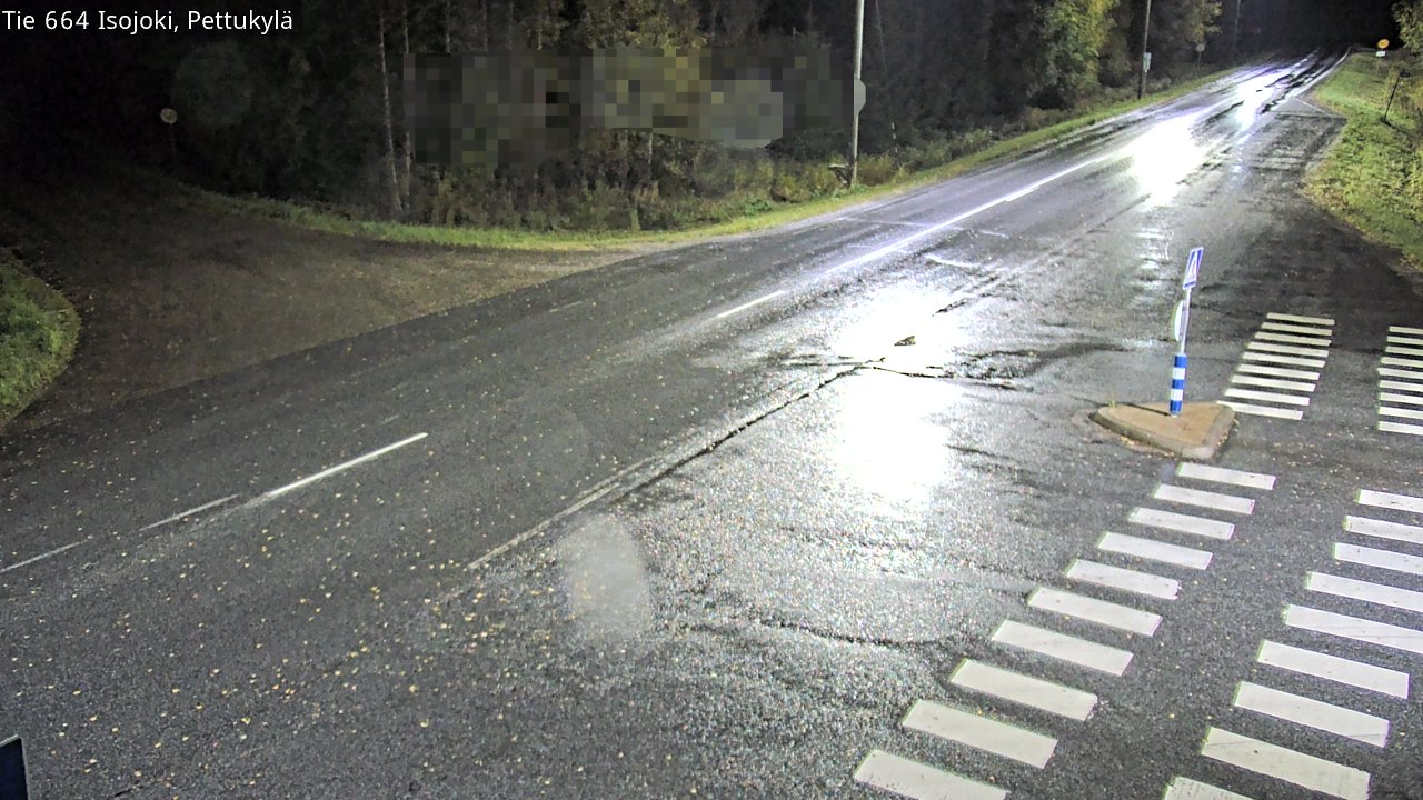 Weather Camera Image Road 664 Isojoki Pettukylä, Isojoki, Etelä-Pohjanmaa