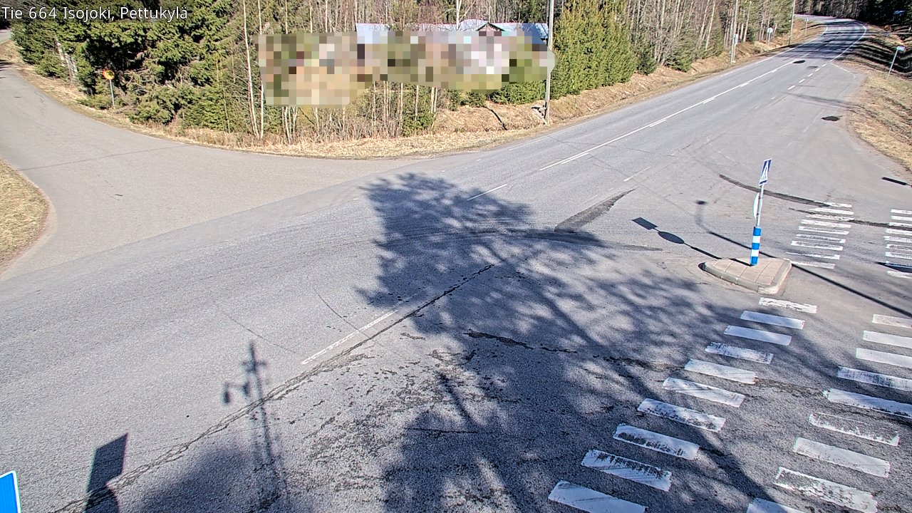 Weather Camera Image Väg 664 Storå Pettukylä, Isojoki, Etelä-Pohjanmaa