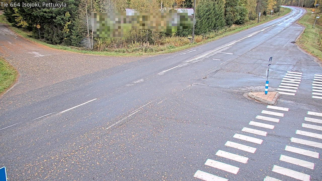 Weather Camera Image Road 664 Isojoki Pettukylä, Isojoki, Etelä-Pohjanmaa
