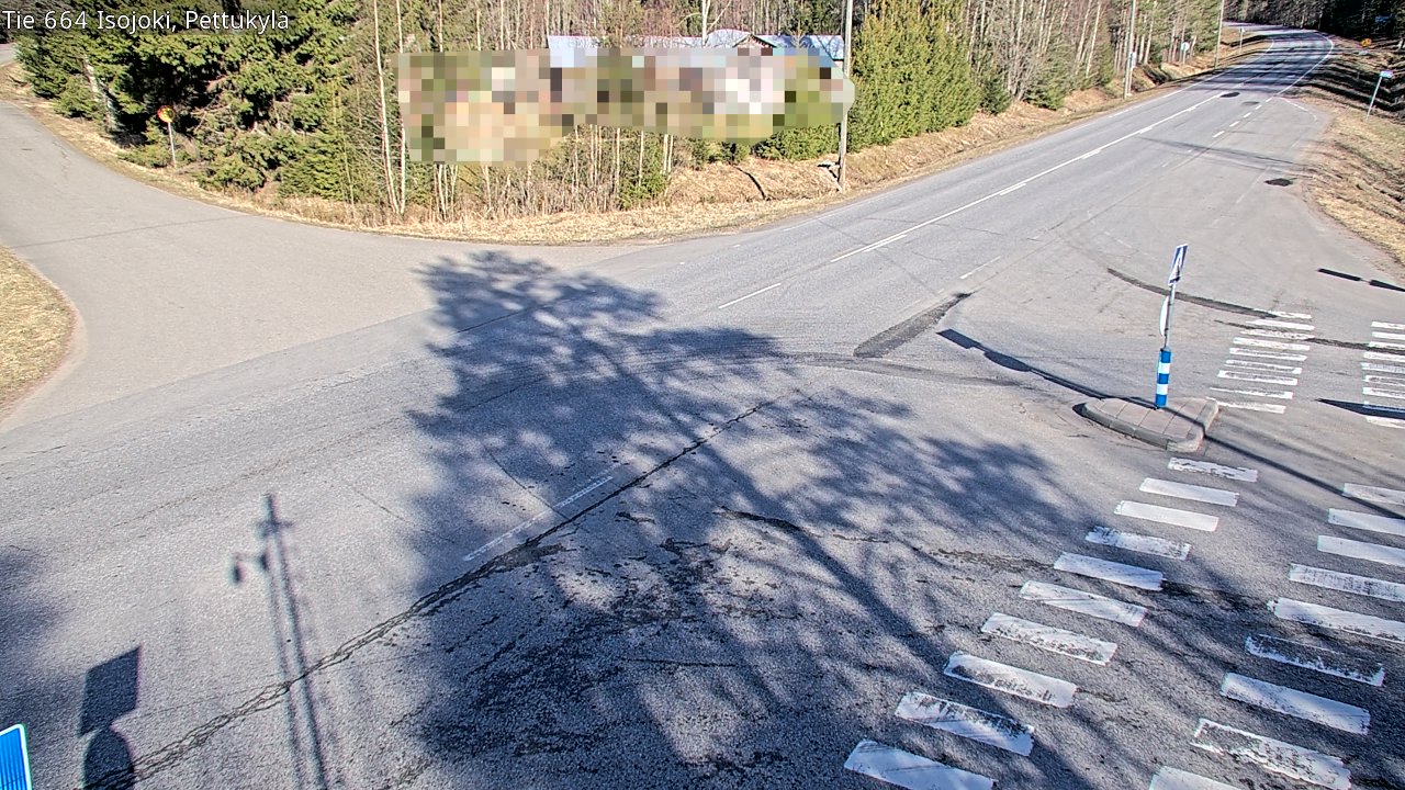 Weather Camera Image Väg 664 Storå Pettukylä, Isojoki, Etelä-Pohjanmaa