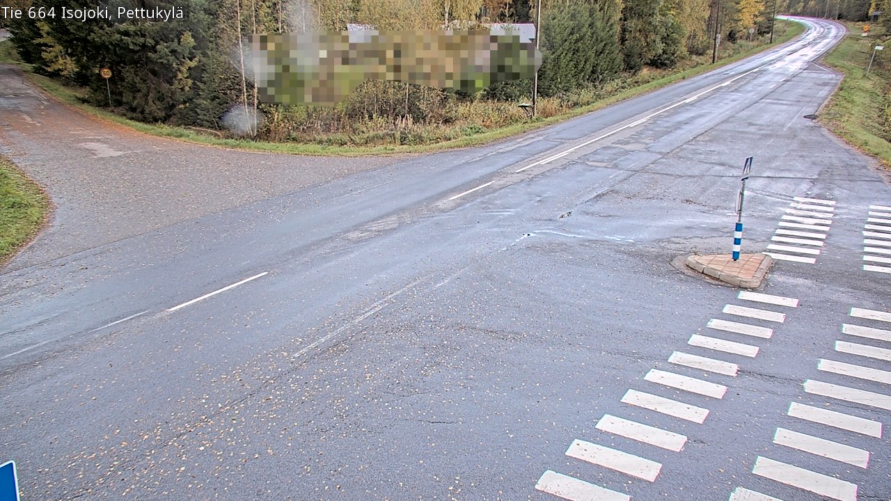 Weather Camera Image Road 664 Isojoki Pettukylä, Isojoki, Etelä-Pohjanmaa