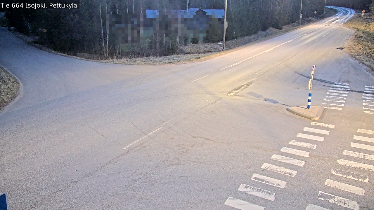 Weather Camera Image Väg 664 Storå Pettukylä, Isojoki, Etelä-Pohjanmaa
