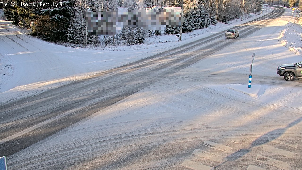Weather Camera Image Road 664 Isojoki Pettukylä, Isojoki, Etelä-Pohjanmaa