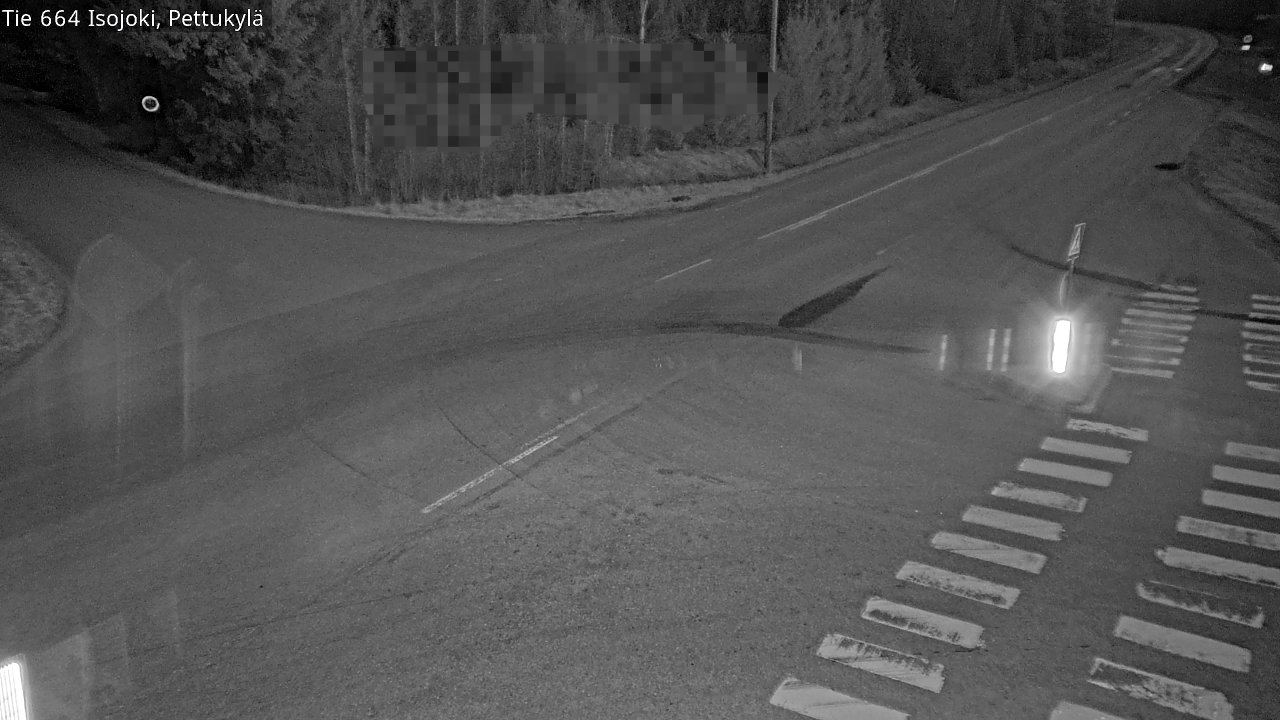 Weather Camera Image Road 664 Isojoki Pettukylä, Isojoki, Etelä-Pohjanmaa