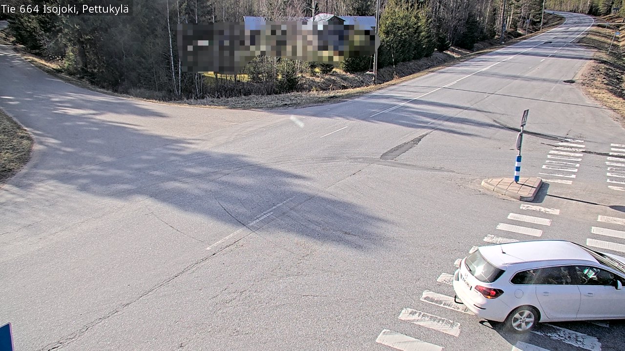 Weather Camera Image Väg 664 Storå Pettukylä, Isojoki, Etelä-Pohjanmaa