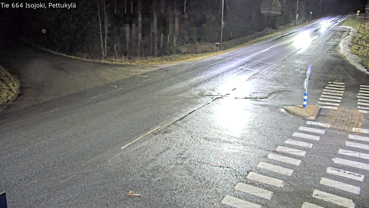 Weather Camera Image Road 664 Isojoki Pettukylä, Isojoki, Etelä-Pohjanmaa