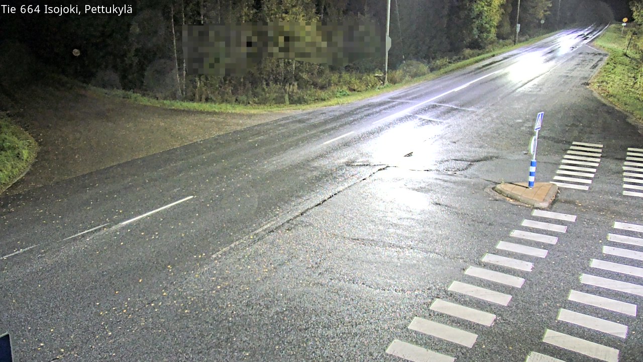 Weather Camera Image Road 664 Isojoki Pettukylä, Isojoki, Etelä-Pohjanmaa