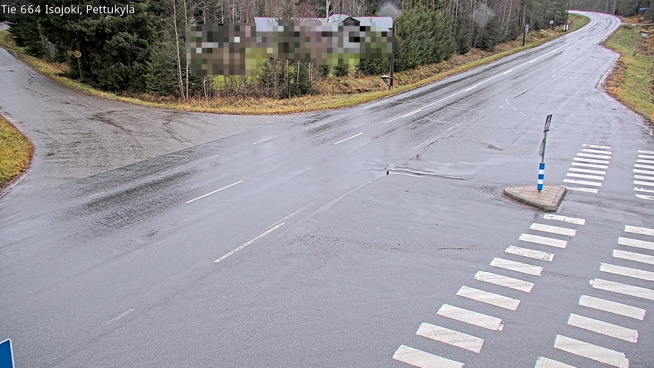 Weather Camera Image Väg 664 Storå Pettukylä, Isojoki, Etelä-Pohjanmaa