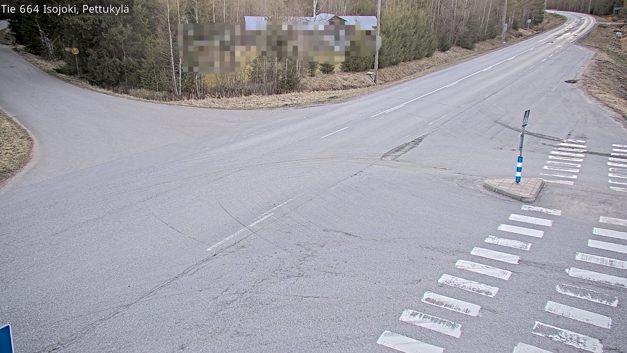 Weather Camera Image Väg 664 Storå Pettukylä, Isojoki, Etelä-Pohjanmaa