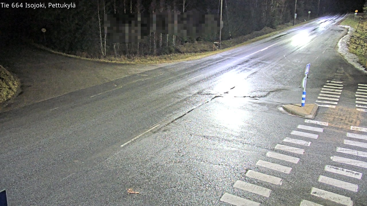 Weather Camera Image Road 664 Isojoki Pettukylä, Isojoki, Etelä-Pohjanmaa