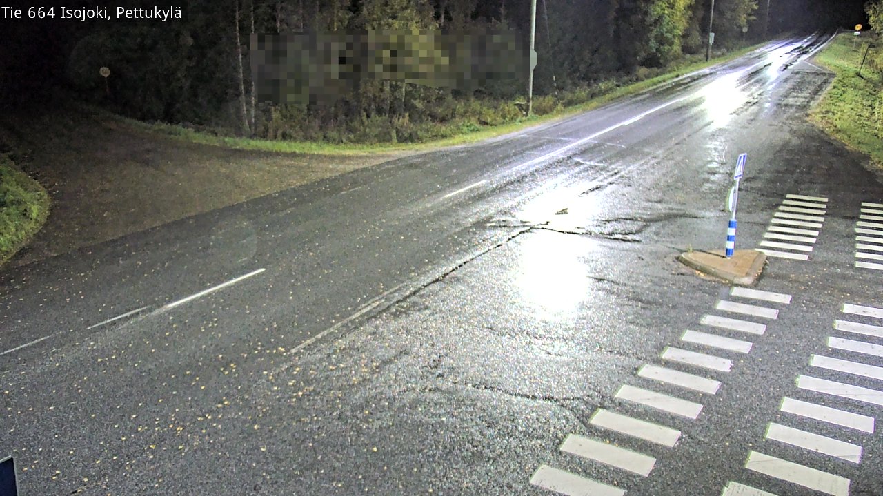 Weather Camera Image Road 664 Isojoki Pettukylä, Isojoki, Etelä-Pohjanmaa
