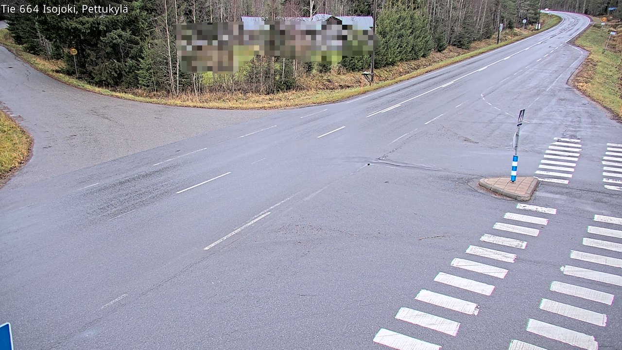 Weather Camera Image Väg 664 Storå Pettukylä, Isojoki, Etelä-Pohjanmaa