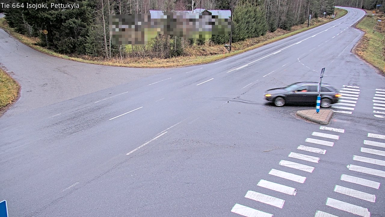 Weather Camera Image Väg 664 Storå Pettukylä, Isojoki, Etelä-Pohjanmaa