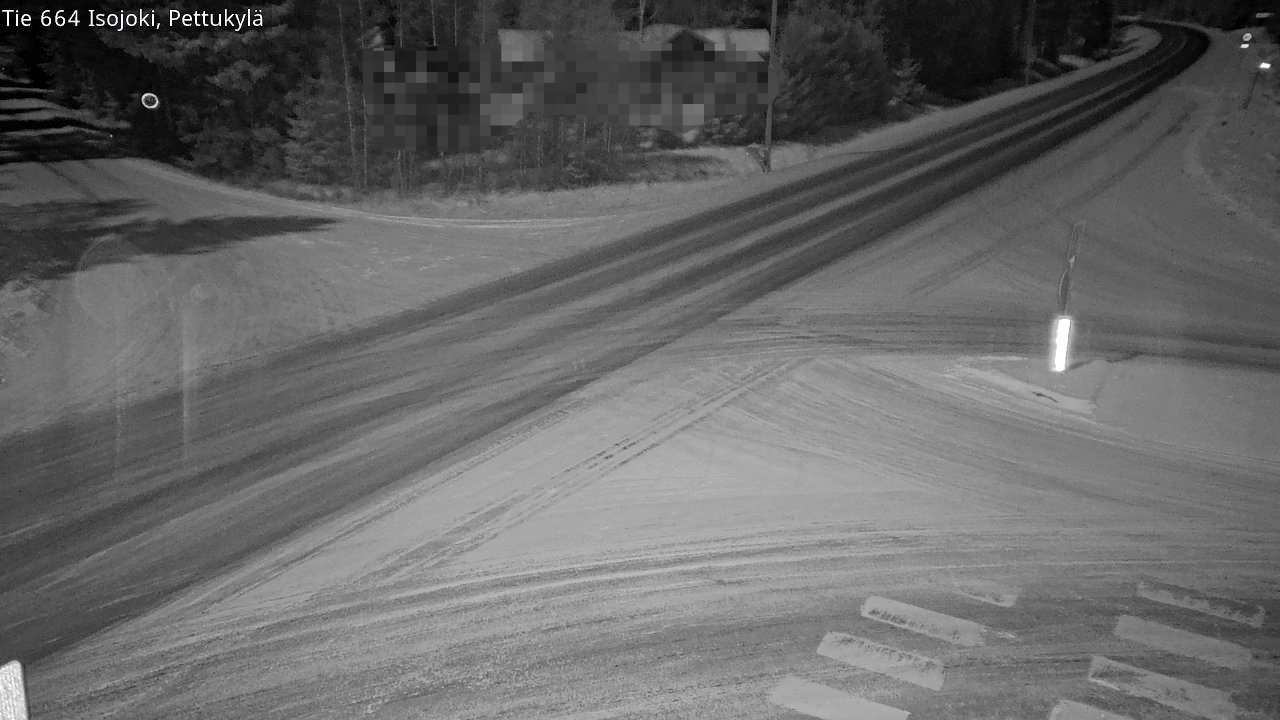 Weather Camera Image Road 664 Isojoki Pettukylä, Isojoki, Etelä-Pohjanmaa