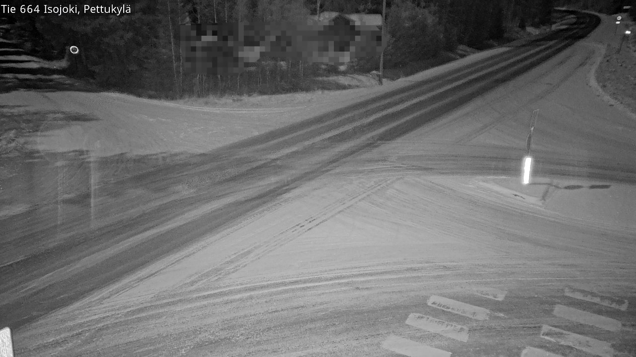 Weather Camera Image Road 664 Isojoki Pettukylä, Isojoki, Etelä-Pohjanmaa
