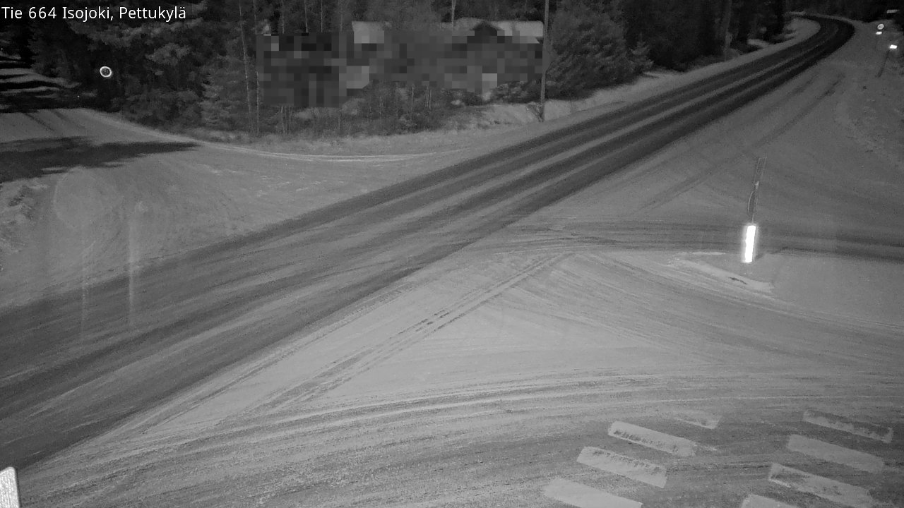 Weather Camera Image Road 664 Isojoki Pettukylä, Isojoki, Etelä-Pohjanmaa