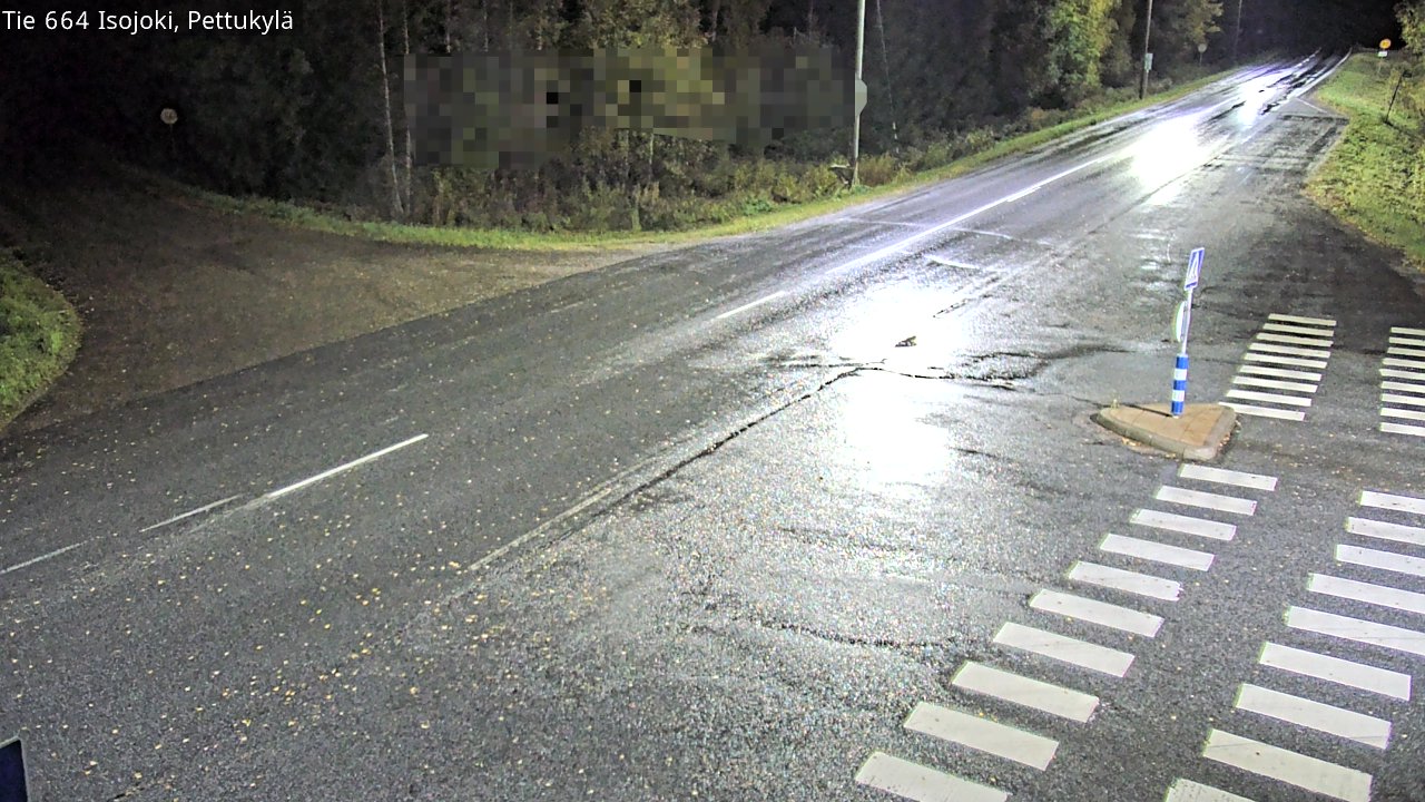 Weather Camera Image Road 664 Isojoki Pettukylä, Isojoki, Etelä-Pohjanmaa