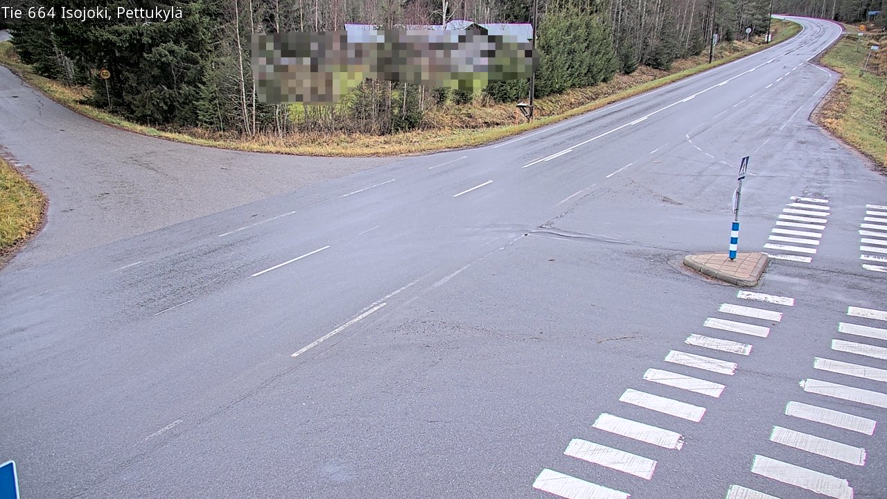 Weather Camera Image Väg 664 Storå Pettukylä, Isojoki, Etelä-Pohjanmaa