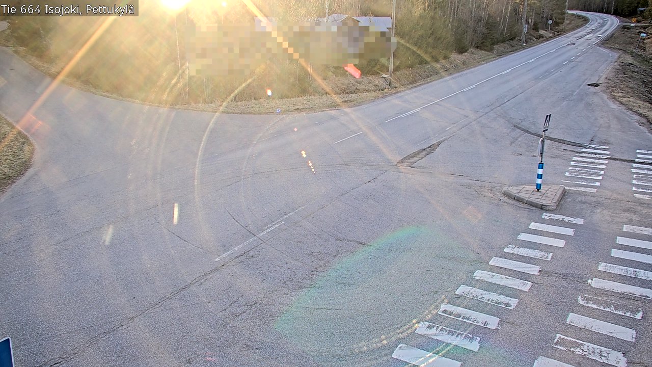 Weather Camera Image Väg 664 Storå Pettukylä, Isojoki, Etelä-Pohjanmaa