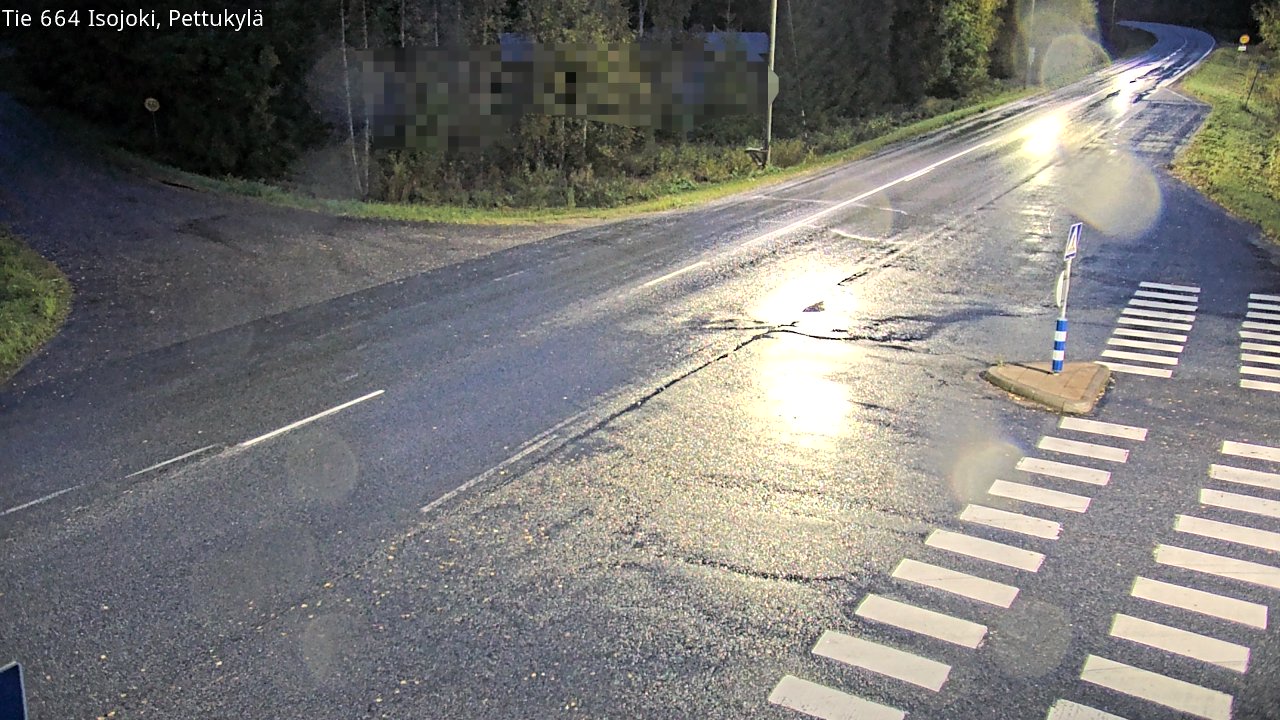 Weather Camera Image Road 664 Isojoki Pettukylä, Isojoki, Etelä-Pohjanmaa