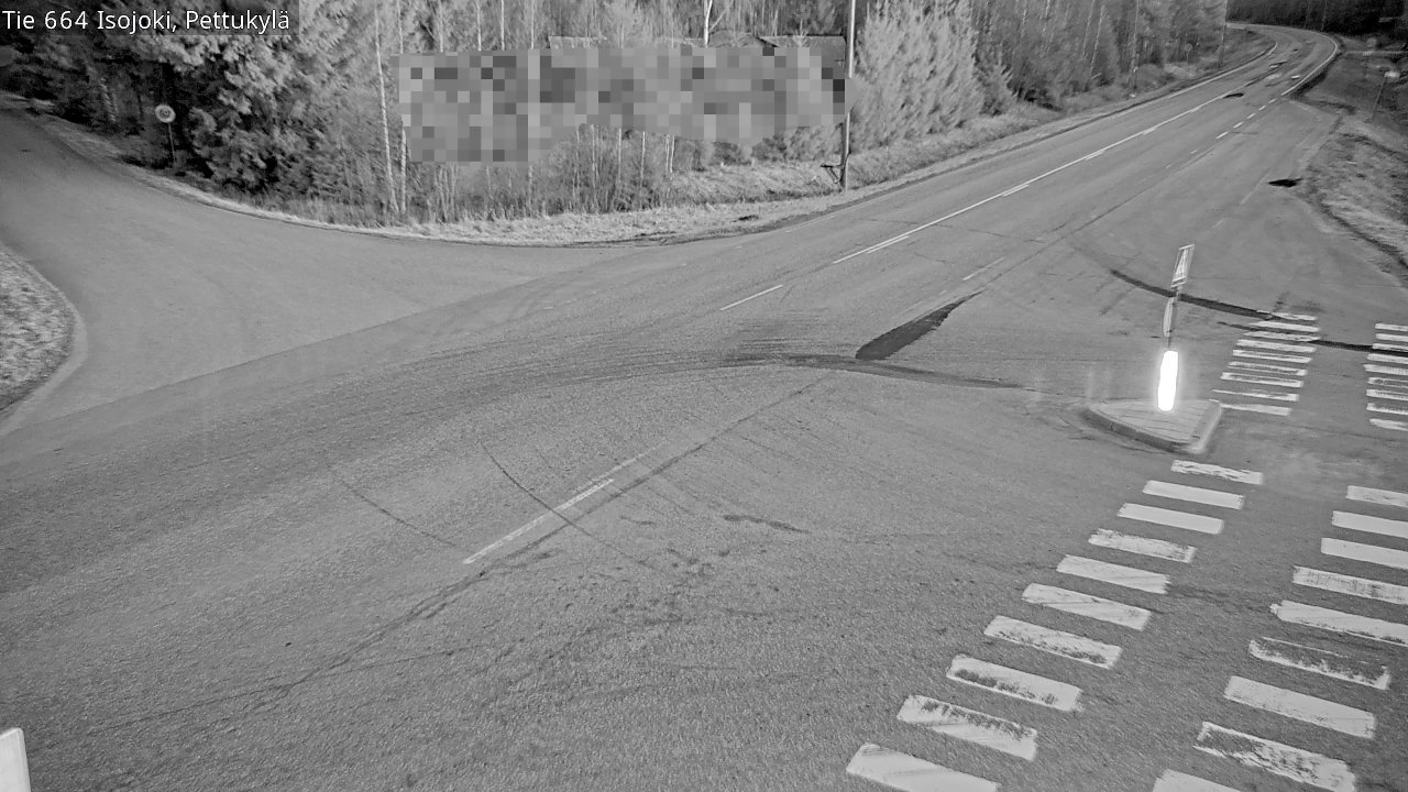 Weather Camera Image Väg 664 Storå Pettukylä, Isojoki, Etelä-Pohjanmaa